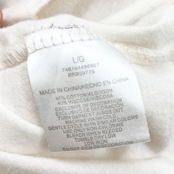 Rampage cream lightweight cropped hoodie - Picture 5 of 6